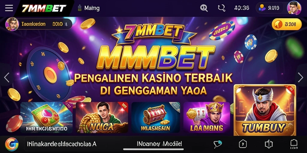 Gameplay seru Kasino 7MMBET dengan berbagai pilihan permainan.