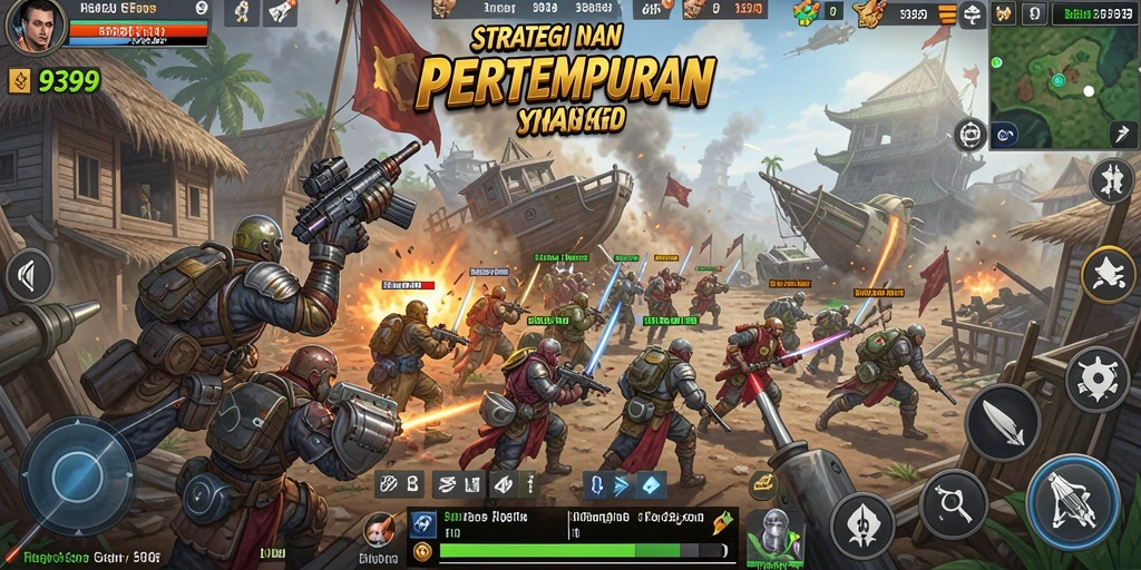 Gameplay SLG yang menegangkan dan seru di 9399.
