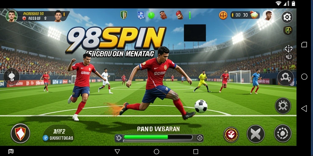 Screenshot gameplay 98SPIN yang menunjukkan aksi olahraga seru.