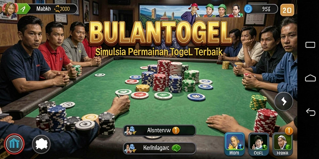 Tampilan gameplay BULANTOGEL yang seru dan mendebarkan.