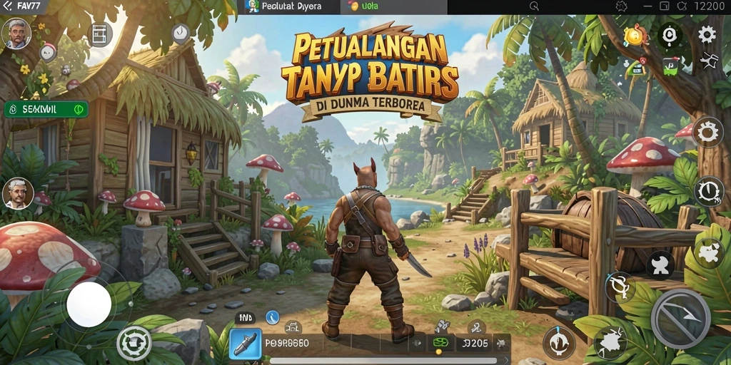 Screenshot gameplay <strong>FAV77</strong> dalam dunia terbuka yang luas.