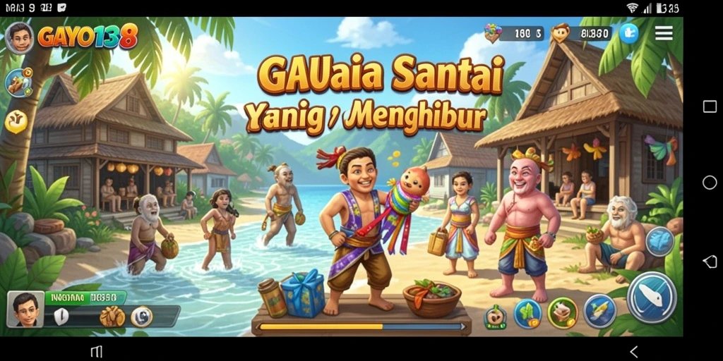 Screenshot GAYO138 menampilkan pemain menikmati gameplay yang santai dan menyenangkan.