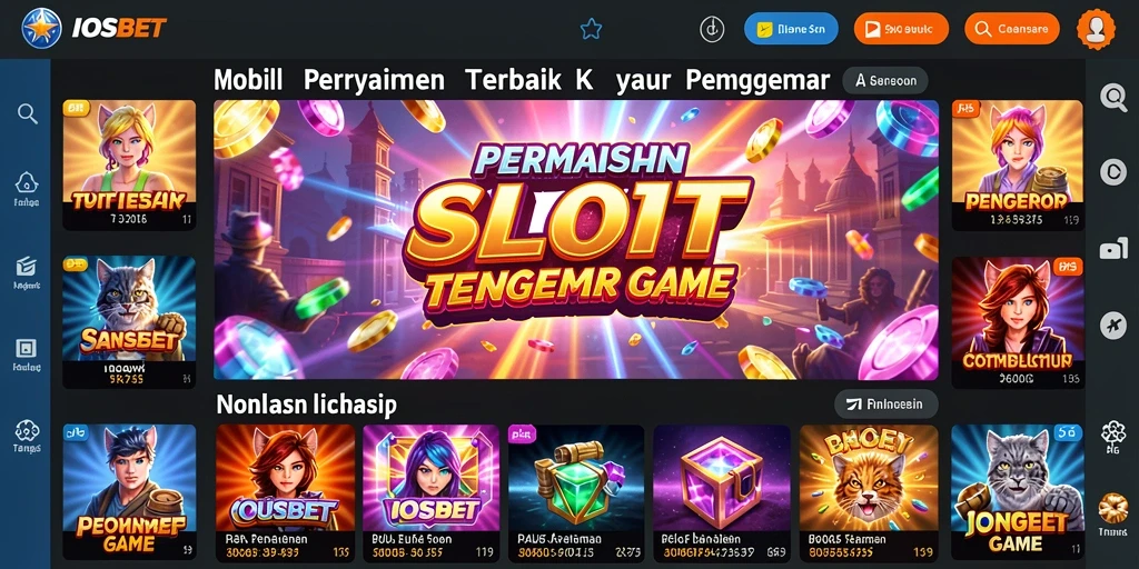 Tampilan gameplay slot yang mengasyikkan di IOSBET.