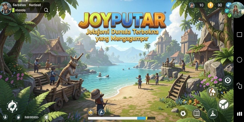 Screenshot JOYPUTAR menampilkan aksi gameplay Open World yang seru dan mendebarkan.