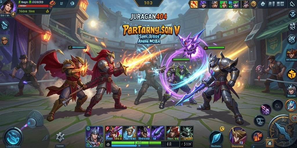 Gameplay seru dan intens di arena JURAGAN404.