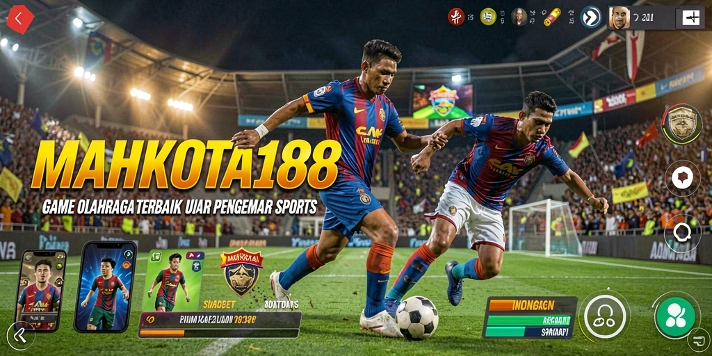 Tampilan gameplay seru dari MAHKOTA188 yang menunjukkan aksi olahraga.