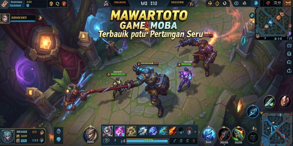 Tampilan gameplay seru dari MAWARTOTO dengan aksi pertarungan dinamis.