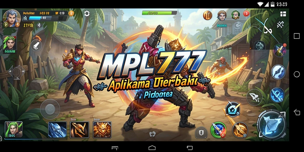Tampilan antarmuka aplikasi MPL777 yang sederhana dan intuitif.