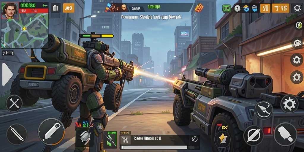 Tampilkan gameplay menarik dari ODDIGO yang penuh strategi.
