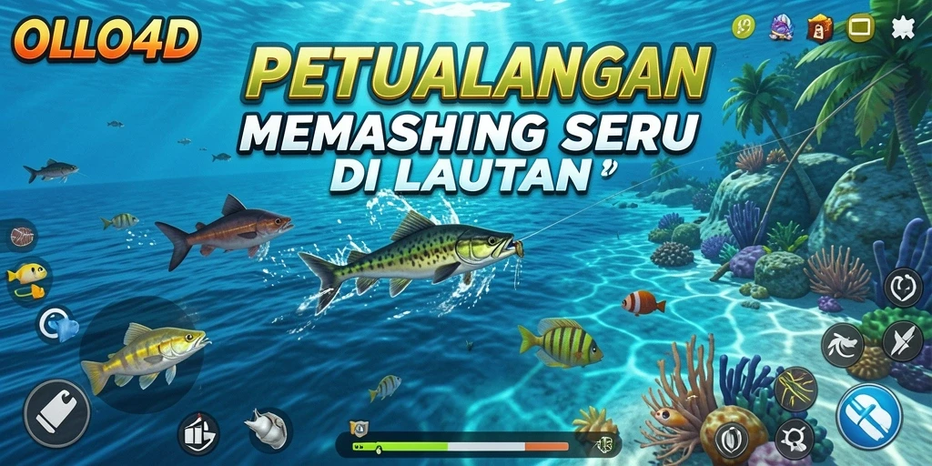 Tangkapan ikan besar dalam OLLO4D saat bermain bersama teman.