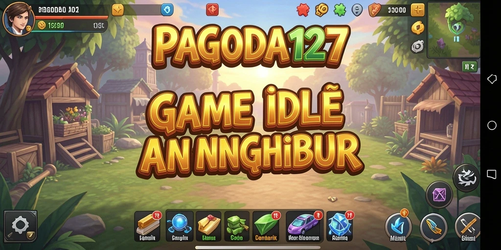 Tangkapan layar gameplay menarik dari PAGODA127 yang menunjukkan elemen Idle.