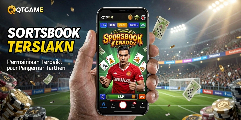 Tampilan antarmuka permainan Sportsbook di QTGAME yang menarik.