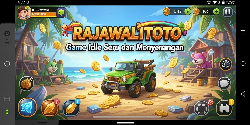 Tampilan gameplay RAJAWALITOTO yang menarik dan interaktif.