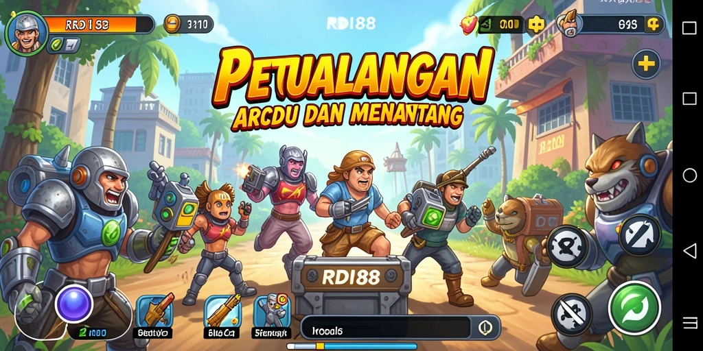 Screenshot RDI88 menampilkan gameplay menarik dengan karakter yang beraksi.