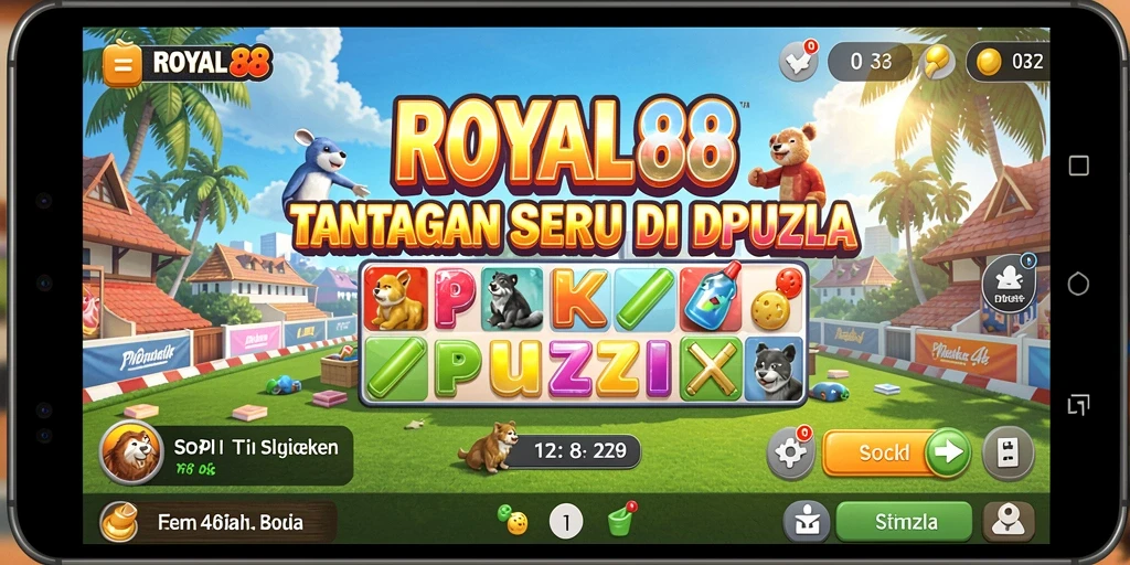 Gameplay seru dari ROYAL88 dalam menyelesaikan puzzle.