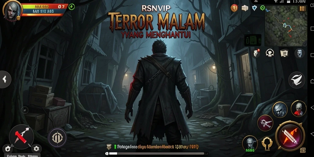 Gameplay seram dengan suasana mencekam dalam RSNVIP.