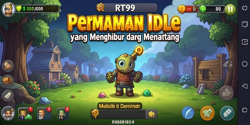 Menampilkan gameplay RT99 yang menarik dan menyenangkan dalam genre Idle.