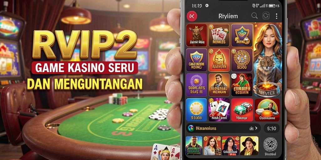 Tampilan gameplay yang menarik di RVIP2 untuk permainan Kasino.