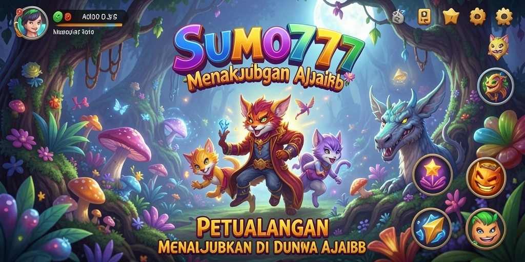 Tampilan gameplay petualangan yang memukau dan penuh aksi di SUMO777.