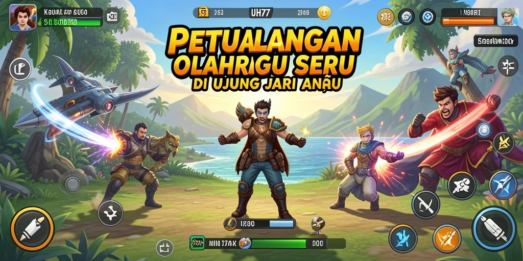 Menampilkan gameplay UH77 yang menegangkan dan seru.